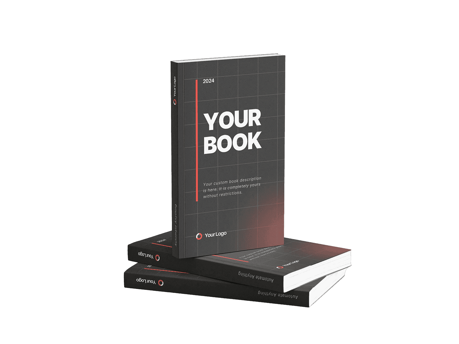 Custom book mockup